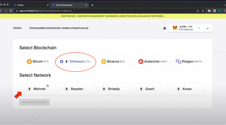 ethereum rpc endpoint